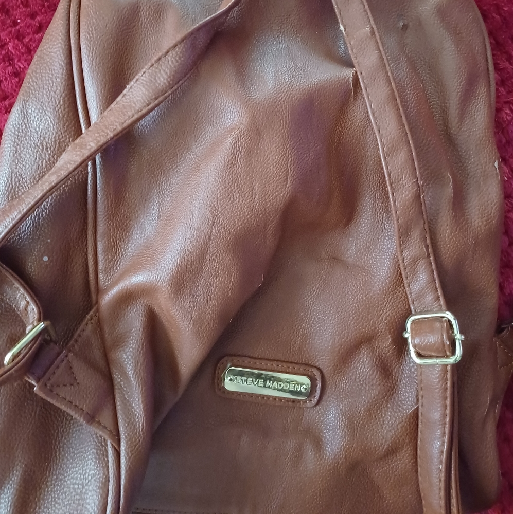 Soft leather  Steve Madden backpack